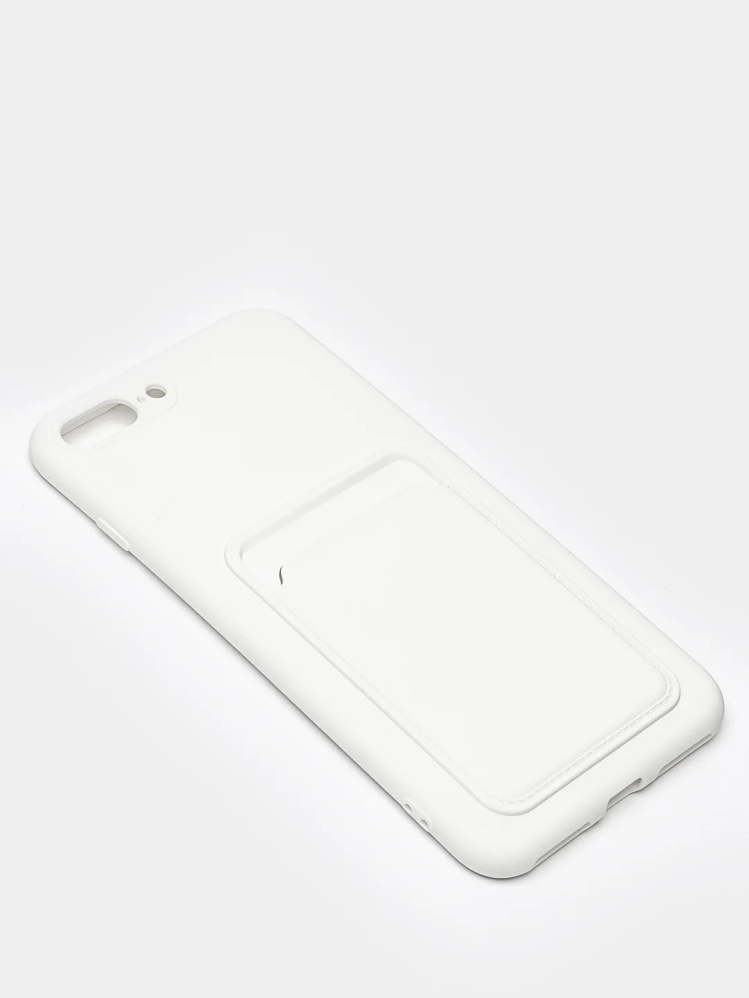 Белый чехлы Iphone c кармашком для карт