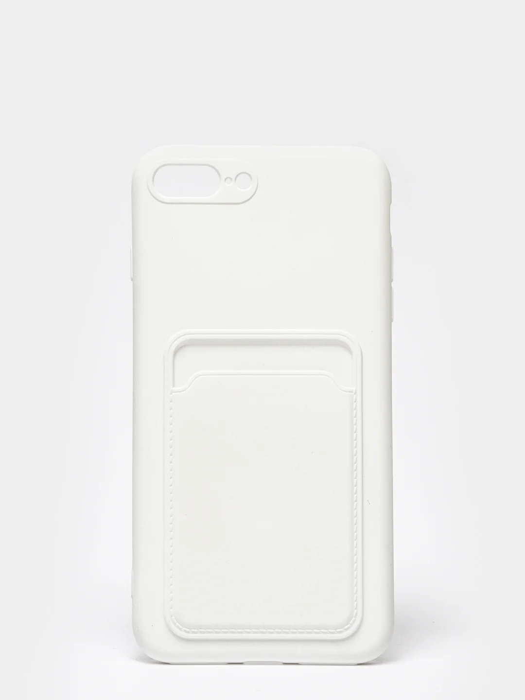 Белый чехлы Iphone c кармашком для карт