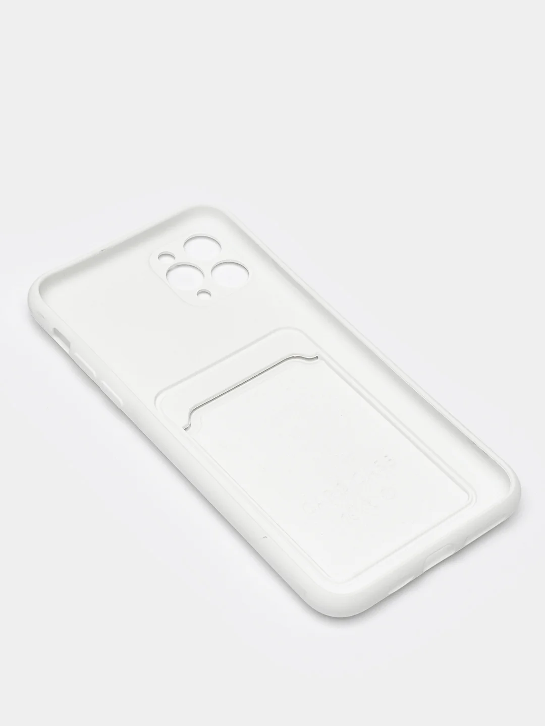 Белый чехлы Iphone c кармашком для карт