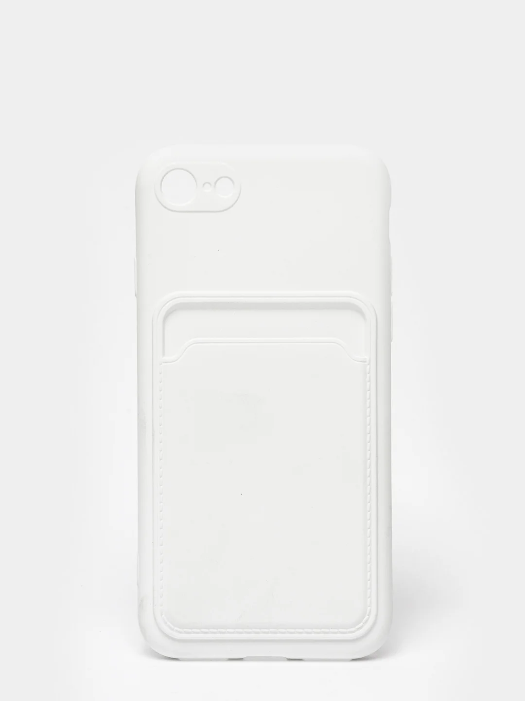 Белый чехлы Iphone c кармашком для карт