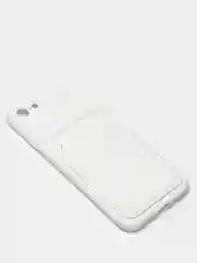 Белый чехлы Iphone c кармашком для карт