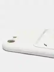 Белый чехлы Iphone c кармашком для карт