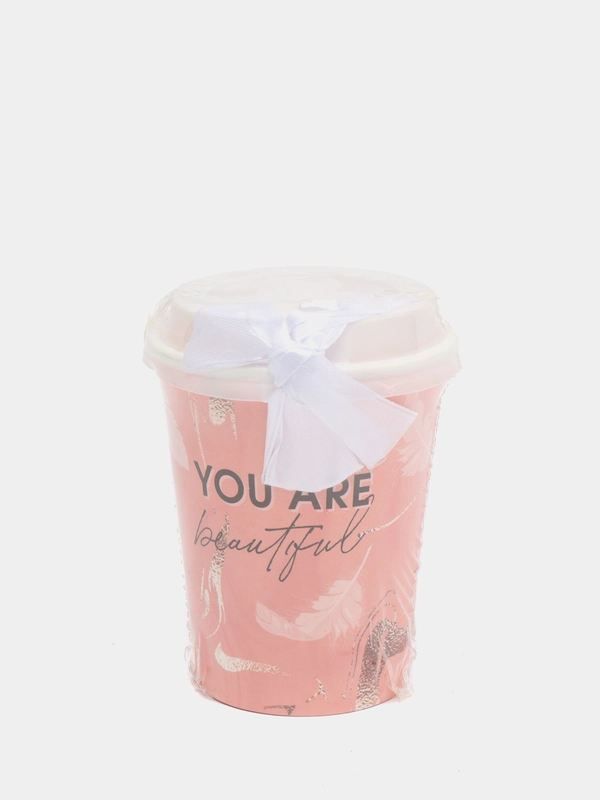 Бомбочка для ванн You are beautiful, в картонном стакане