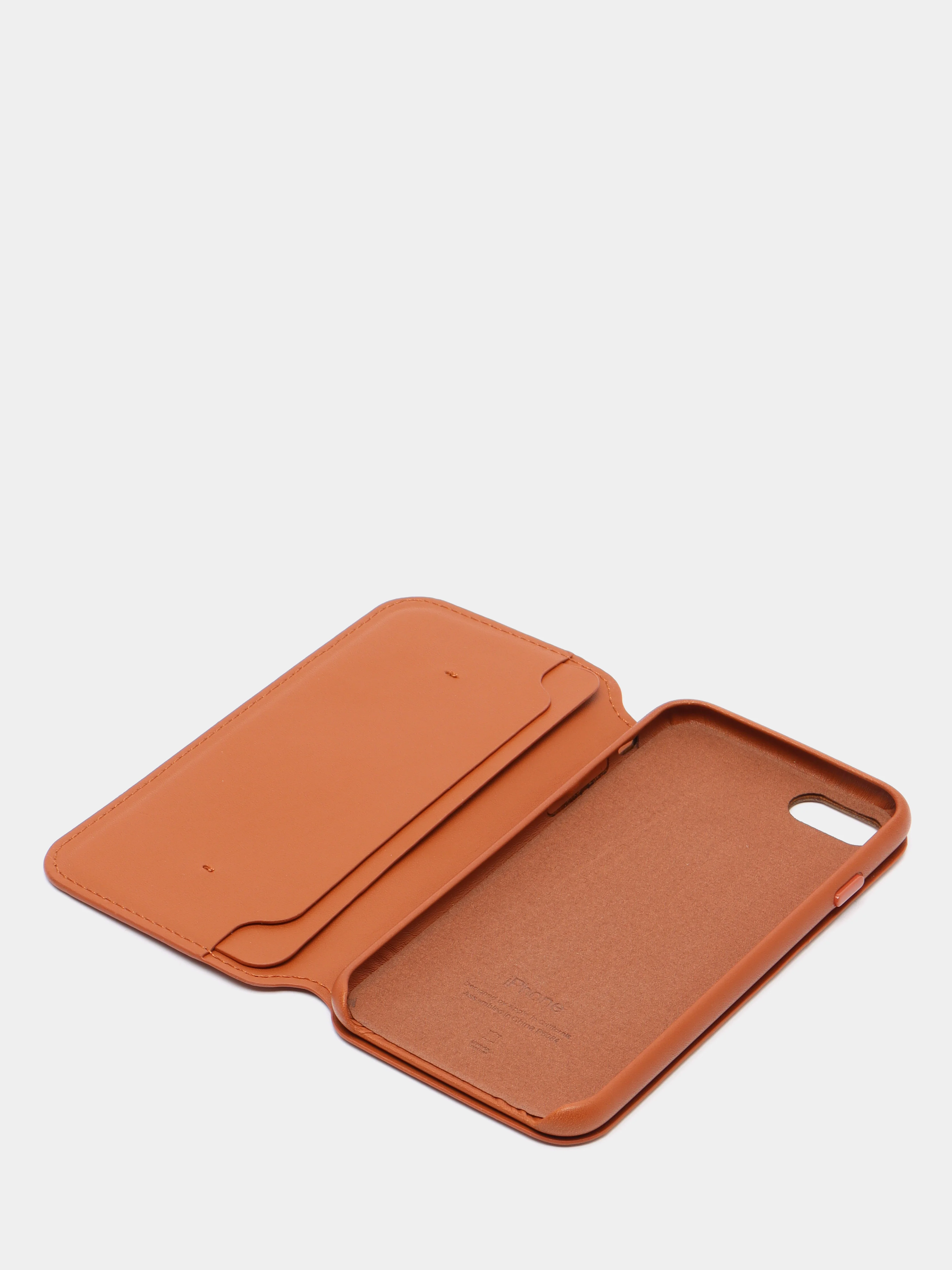 Терракотовый чехол Leather Case Книжка 7/8