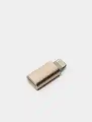 Золотой переходник apple 8 pin - micro usb