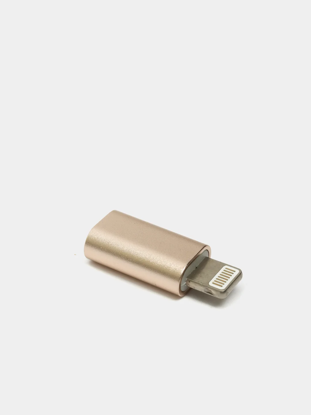 Золотой переходник apple 8 pin - micro usb