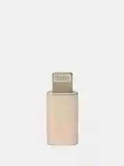 Золотой переходник apple 8 pin - micro usb
