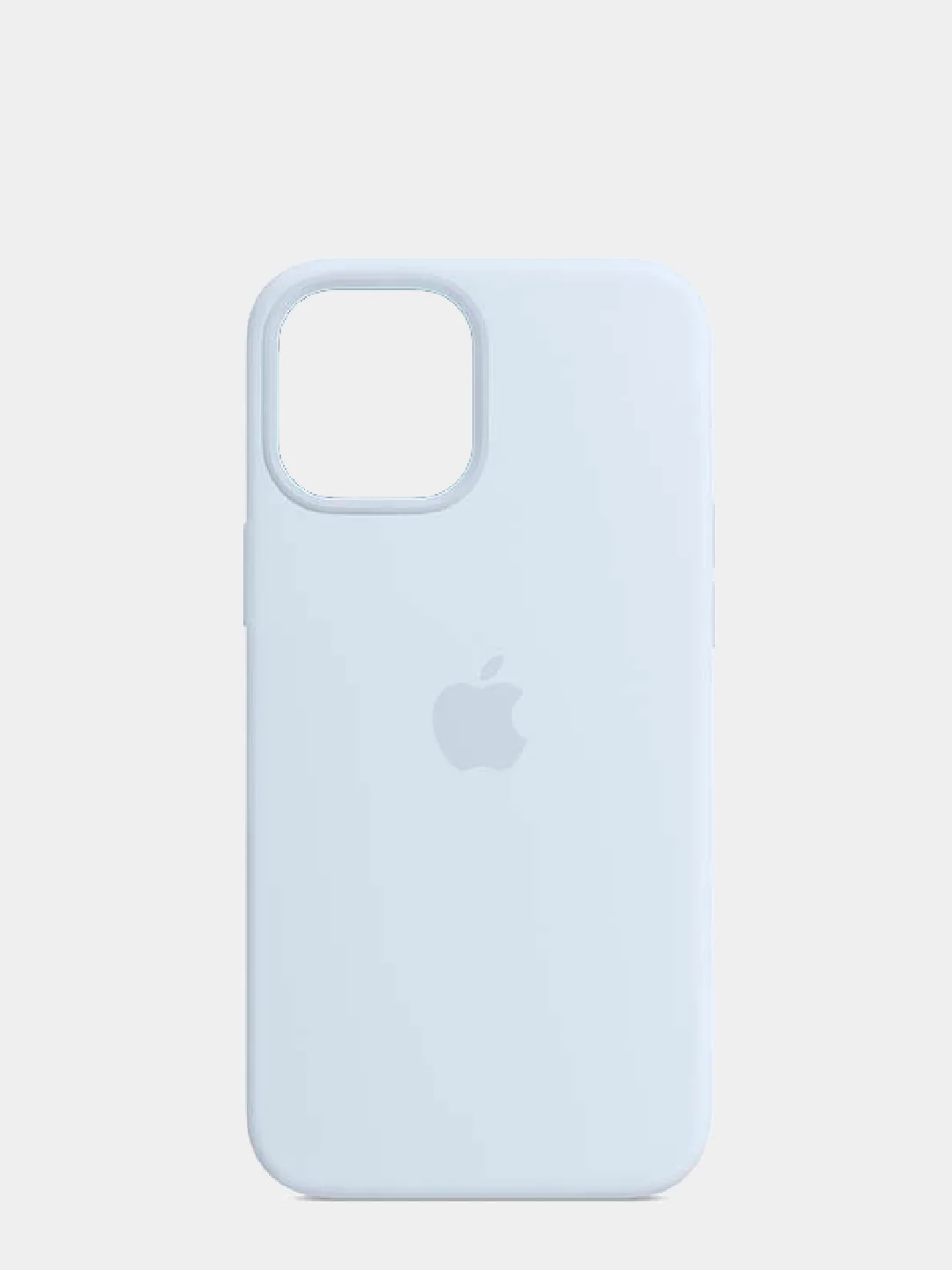 Ледяной чехол iPhone 13 6.1" Силиконовый с логотипом (Silicone Case) Закрытый низ