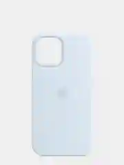Ледяной чехол iPhone 13 6.1" Силиконовый с логотипом (Silicone Case) Закрытый низ