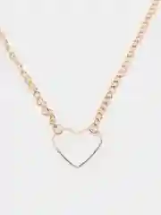 Золотой ожерелье "Сердце"