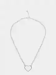 Серебряный ожерелье "Сердце"
