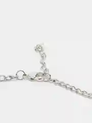 Серебряный ожерелье "Сердце"