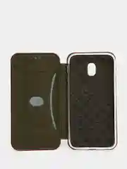 Багровый чехол книжка Samsung Galaxy J3 2017 / J330