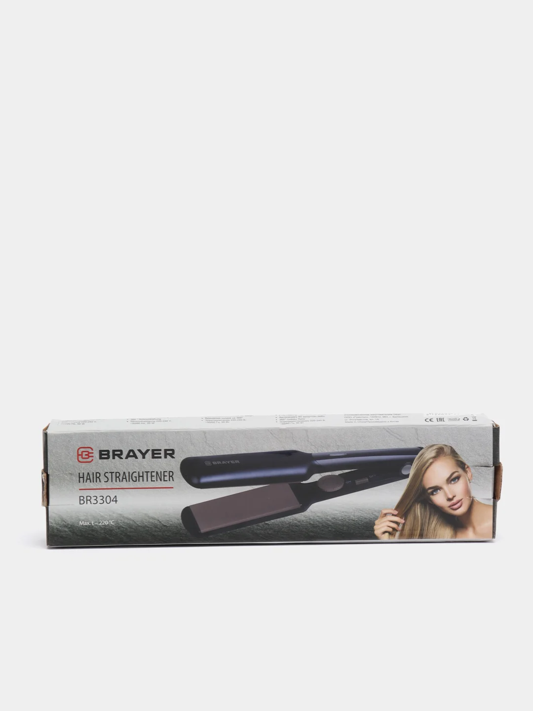 Выпрямитель для волос BRAYER BR3304 пластины с керамическим покрытием 50х110 мм