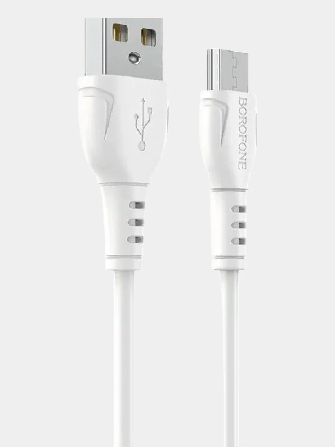 Белый кабель USB Borofone BX51 Triumph/Type-C 2.4А 1м