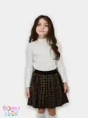 Юбка для девочек в клетку/ 3-10 лет