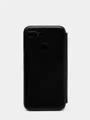 Темно-синий чехол-книжка на Huawei Honor 9 Lite, Хуавей Хонор 9 Лайт