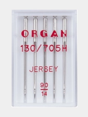 Иглы для швейных машин ORGAN Джерси №90 5 шт. в пенале
