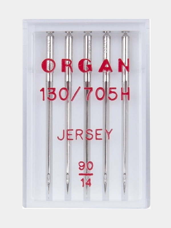 Иглы для швейных машин ORGAN Джерси №90 5 шт. в пенале