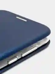 Синий чехол-книжка для Honor 8S / 8S Prime / Huawei Y5 2019, Хонор 8С, 8С Прайм, Хуавей У5 2019