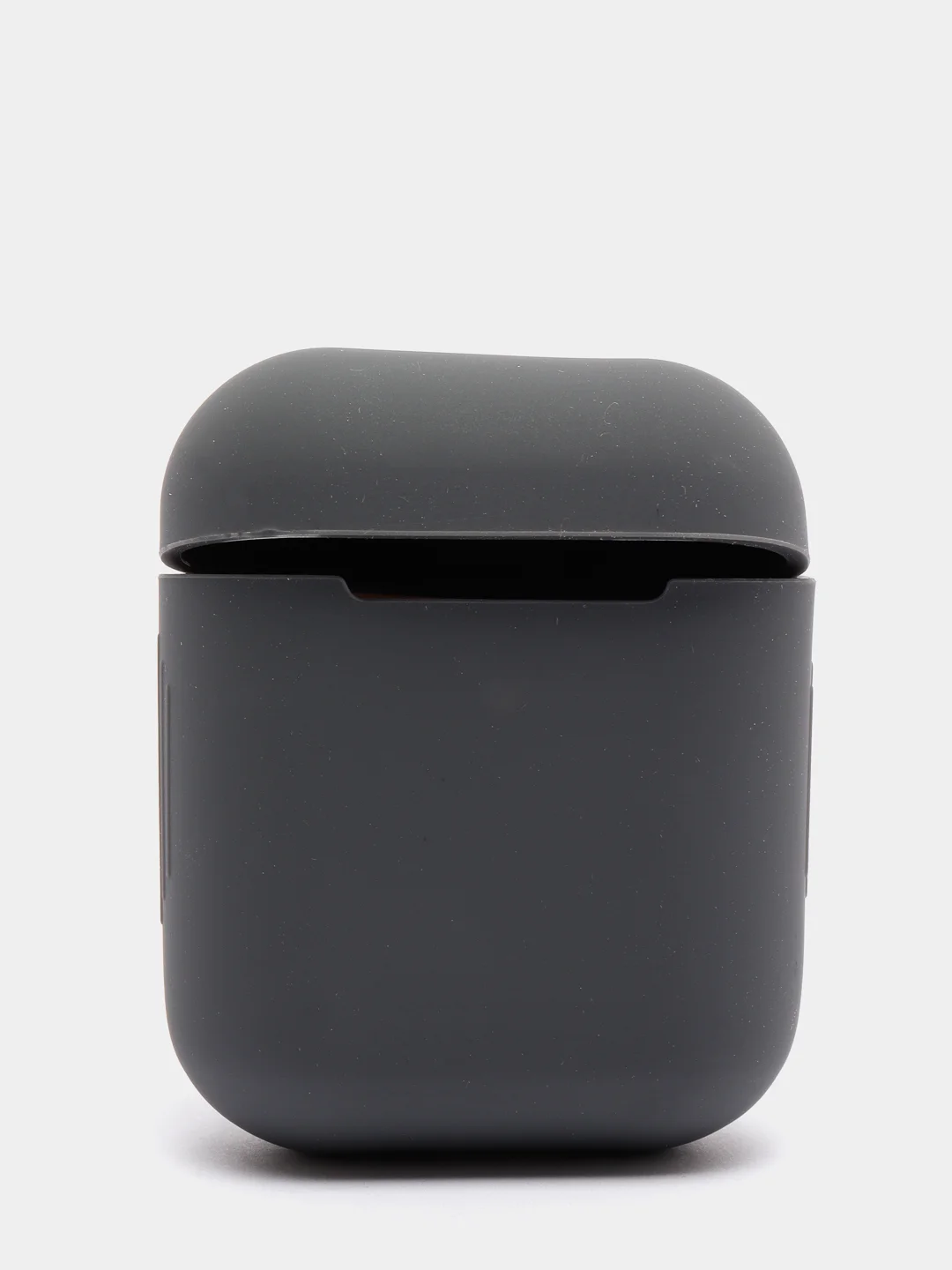 Серый силиконовый чехол для наушников AirPods 1, 2