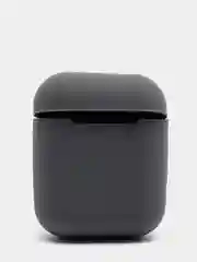 Серый силиконовый чехол для наушников AirPods 1, 2