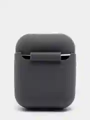 Серый силиконовый чехол для наушников AirPods 1, 2