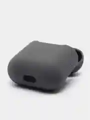 Серый силиконовый чехол для наушников AirPods 1, 2