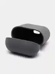 Серый силиконовый чехол для наушников AirPods 1, 2