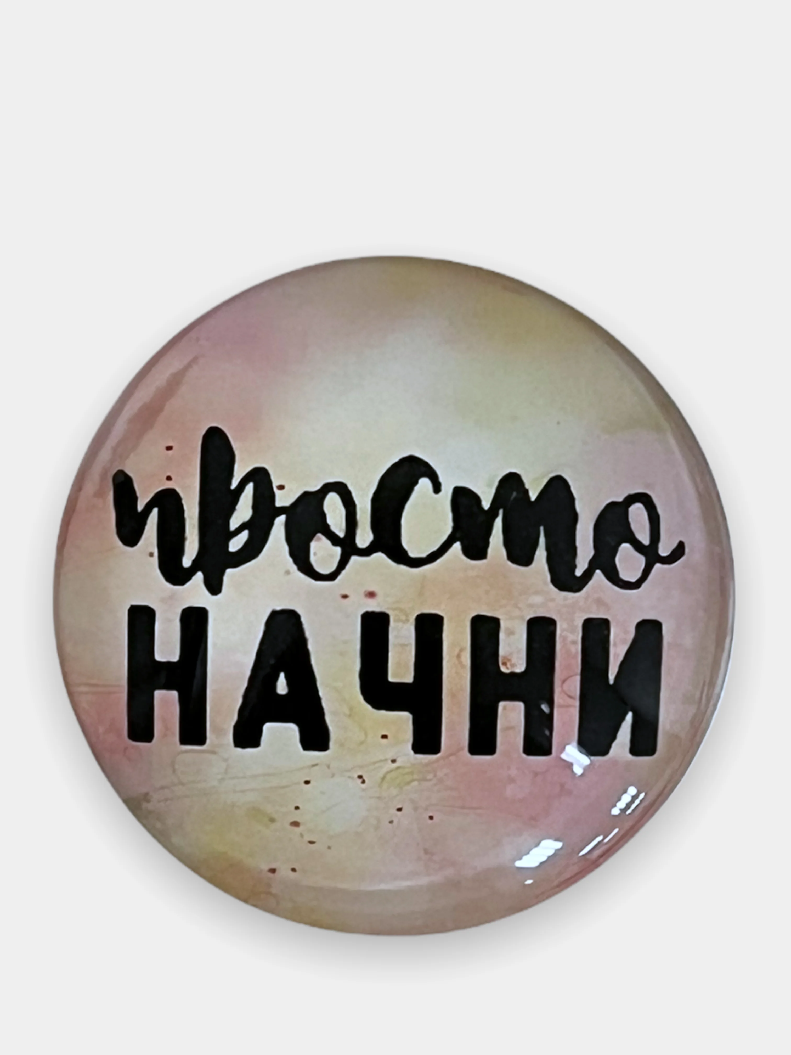 Угольный попсокет для смартфона с надписями, объемный