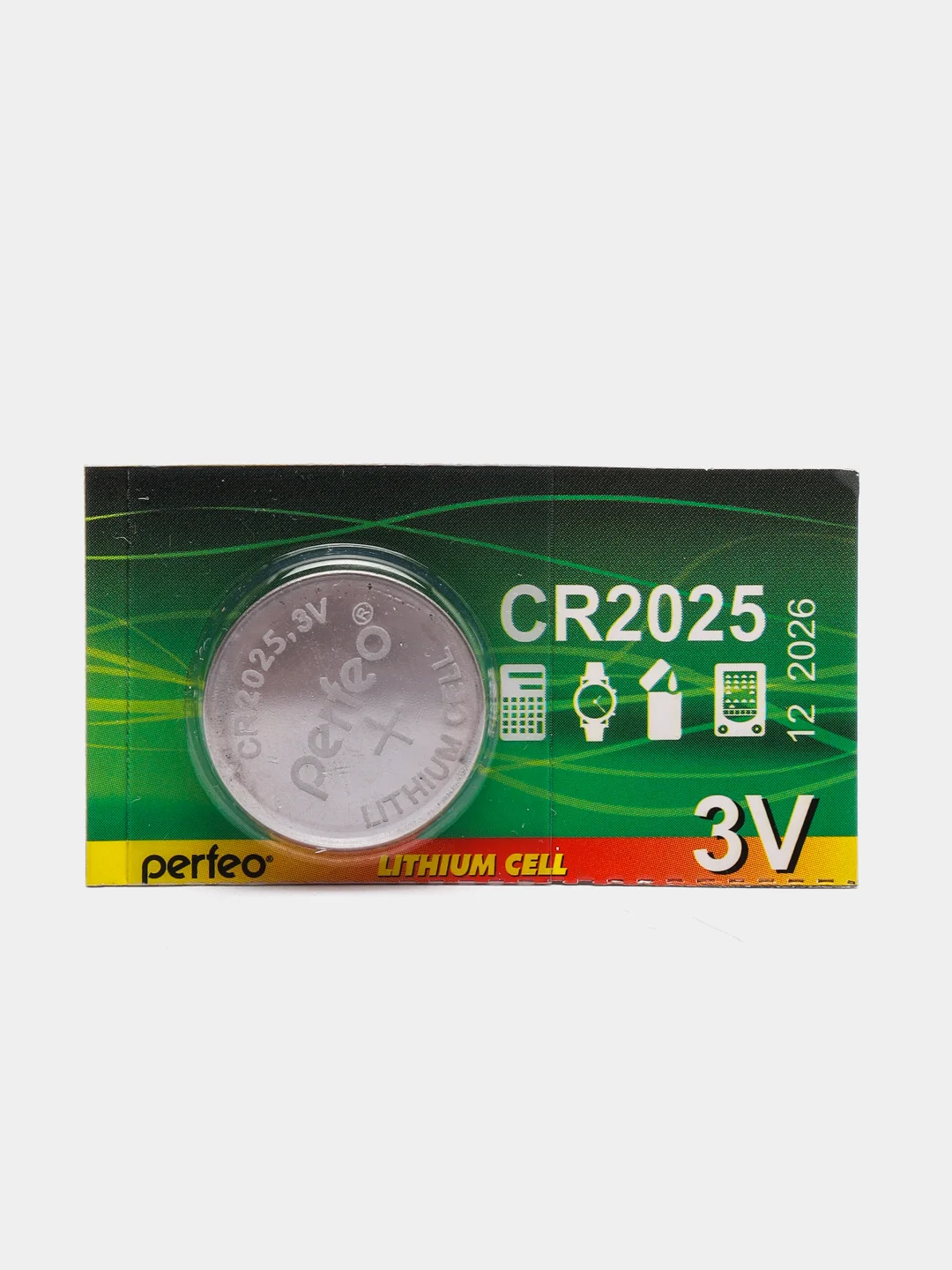 Батарейка таблетка Perfeo 2016 / 2025 / 2032, 3V, литиевая