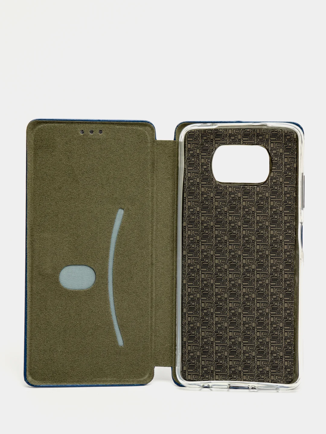 Синий чехол-книжка Xiaomi Poco X3 NFC/Poco X3 Pro (Сяоми Поко Х3 НФС/Х3 Про)