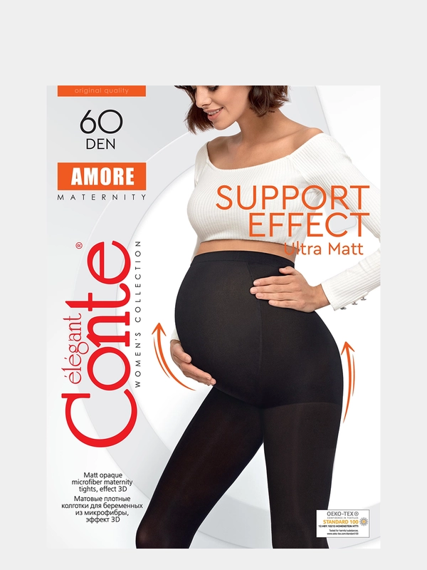 Колготки для беременных Conte, AMORE 60, микрофибра и лайкра