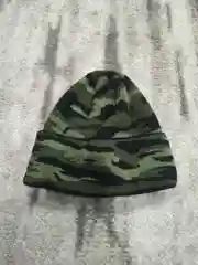 Хаки шапка вязаная, утеплитель флис