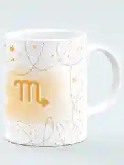 Кружка керамическая "Знаки Зодиака: Корги, Скорпион"