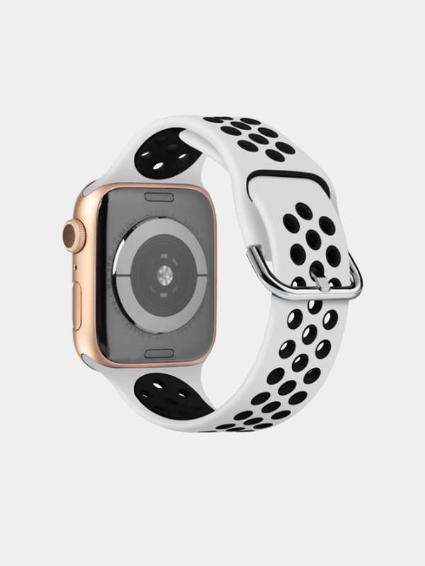 Спортивный силиконовый ремешок для Apple Watch SE, 7, 6, 5, 4, 3, 2, 1