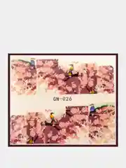 Кремовый слайдеры маникюрные для дизайна ногтей, на любой фон, 64 x 53 мм