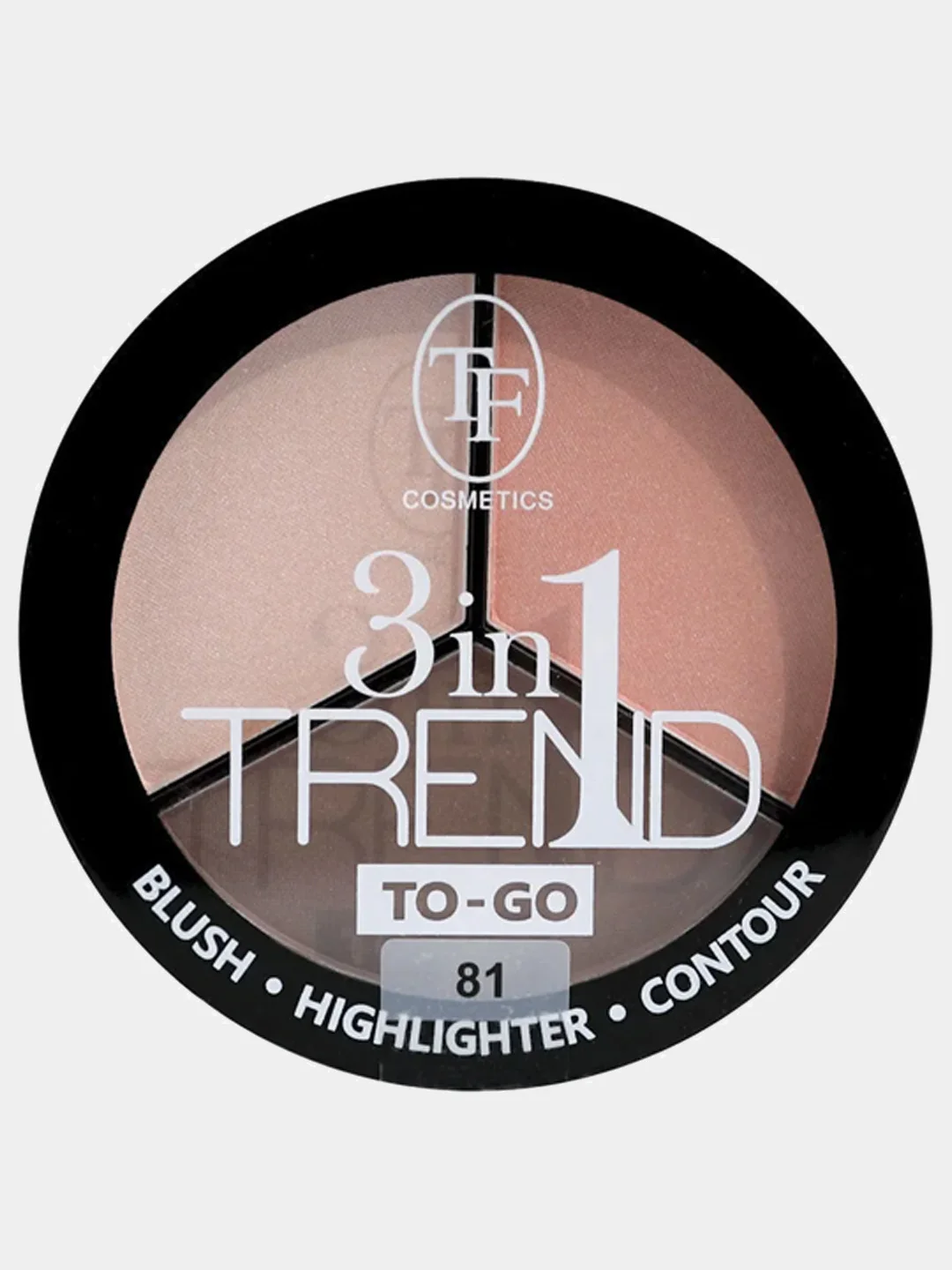 Палетка для контуринга лица TREND TO-GO 3 вида
