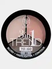 Палетка для контуринга лица TREND TO-GO 3 вида