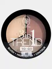 Палетка для контуринга лица TREND TO-GO 3 вида