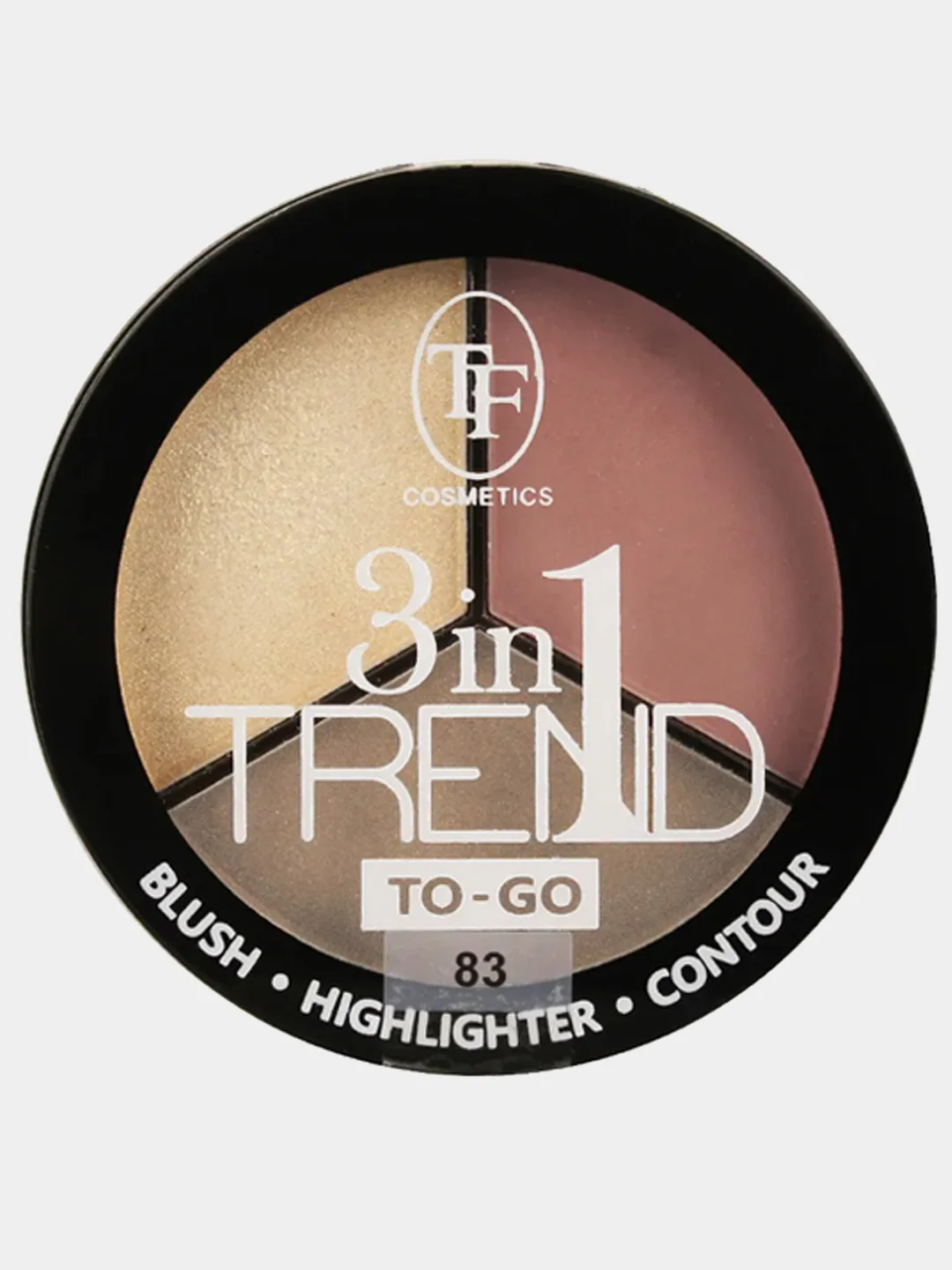 Палетка для контуринга лица TREND TO-GO 3 вида