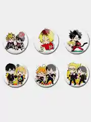 Индиго значки аниме "Волейбол!" (Haikyuu!)