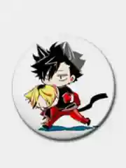 Зеленый значки аниме "Волейбол!" (Haikyuu!)