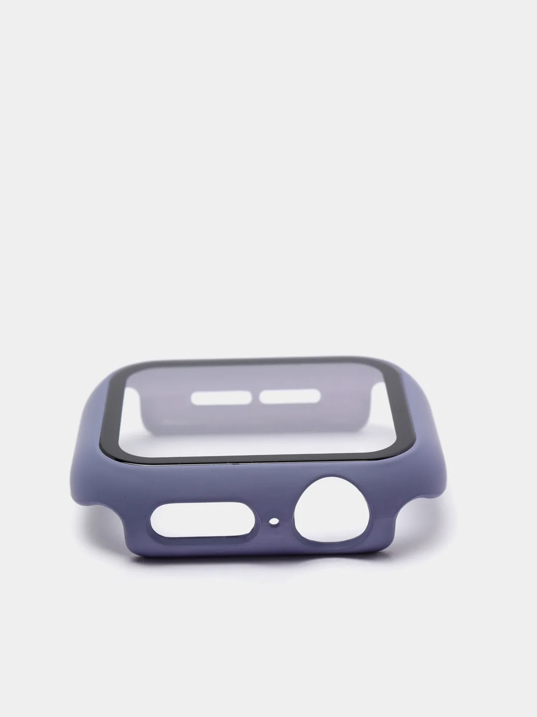 Синий меланж бампер с защитным стеклом и ремешком для Apple Watch 38/40/41/42/44/45/49