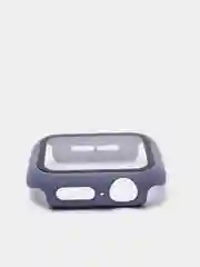 Синий меланж бампер с защитным стеклом и ремешком для Apple Watch 38/40/41/42/44/45/49