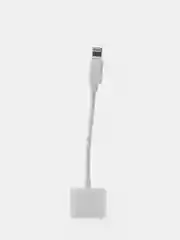 Адаптер аудио переходник J-009 (Lightning/3.5mm jack aux + Lightning для Apple iPhone)