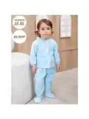 Голубой кофточка для новорожденного