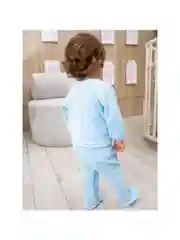 Голубой кофточка для новорожденного