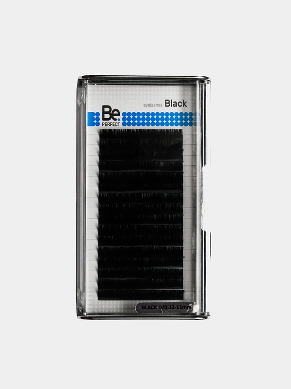 Чёрные ресницы Be Perfect Black 16 линий