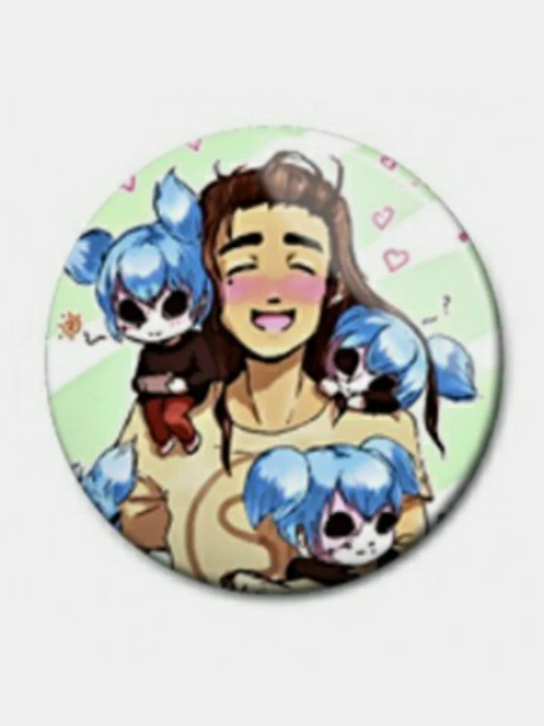 Индиго значки аниме Салли Фейс Sally Face